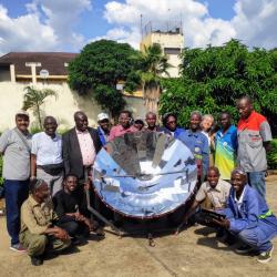 Ir Avit Nsengiyumva, General Director of VET at Burundi’s Ministry of National Education and Scientific Research, Visits V2SDF Teacher Training