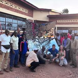 V2SDF training culminates for the Prince 23 model as educators mount the parabolic assembly onto its dedicated base.